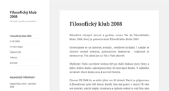 Desktop Screenshot of filosoficky-klub.cz