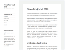 Tablet Screenshot of filosoficky-klub.cz